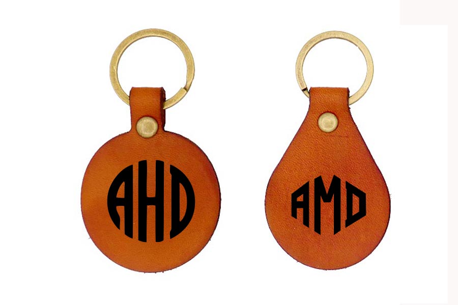 Monogram Keychain