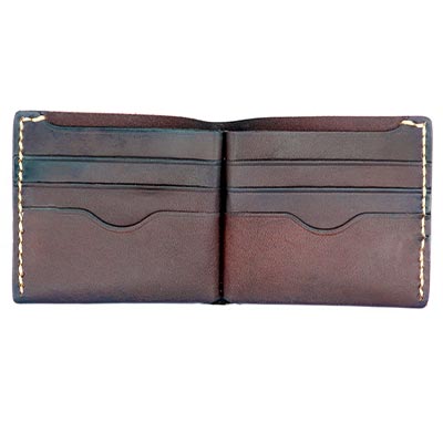 Men's Bifold brown Wallet - Trendy Leather