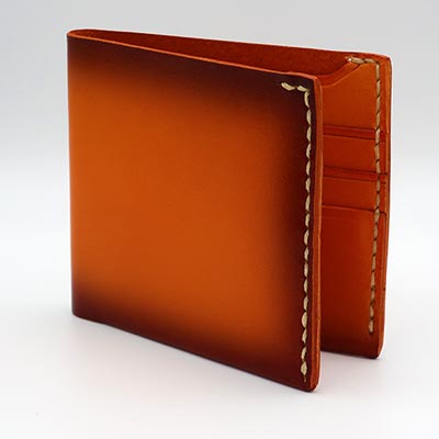 Men's Bifold Caramel Wallet - Trendy Leather