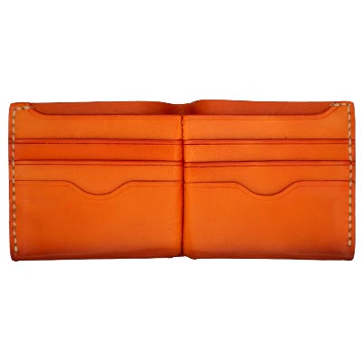 Men's Bifold Caramel Wallet - Trendy Leather