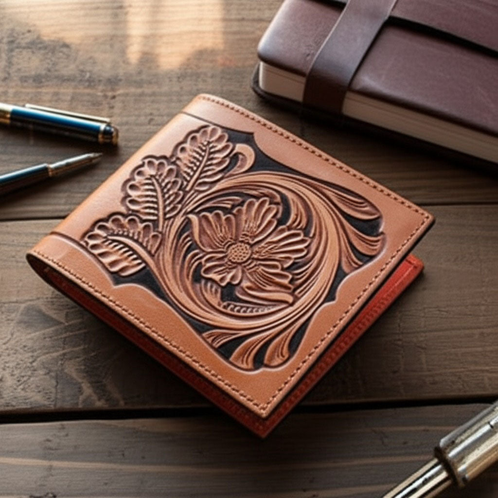 HandMade Bifold Brown Wallet