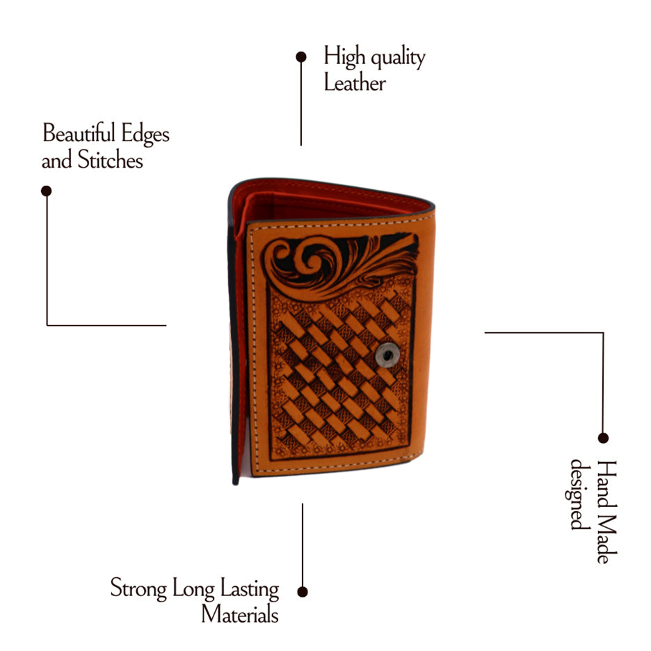 HandMade Brown Women Wallet