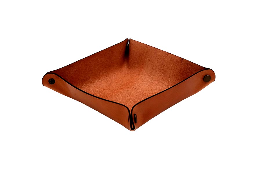 Leather Tray with Designe