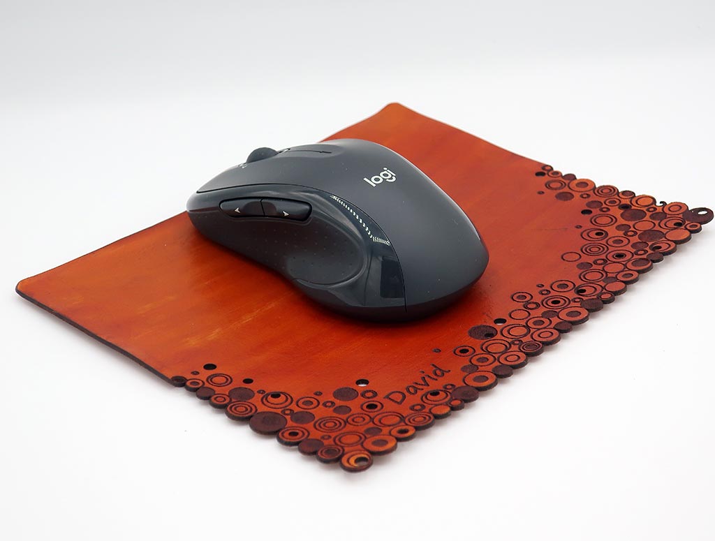 Leather Mouse Pad with Design