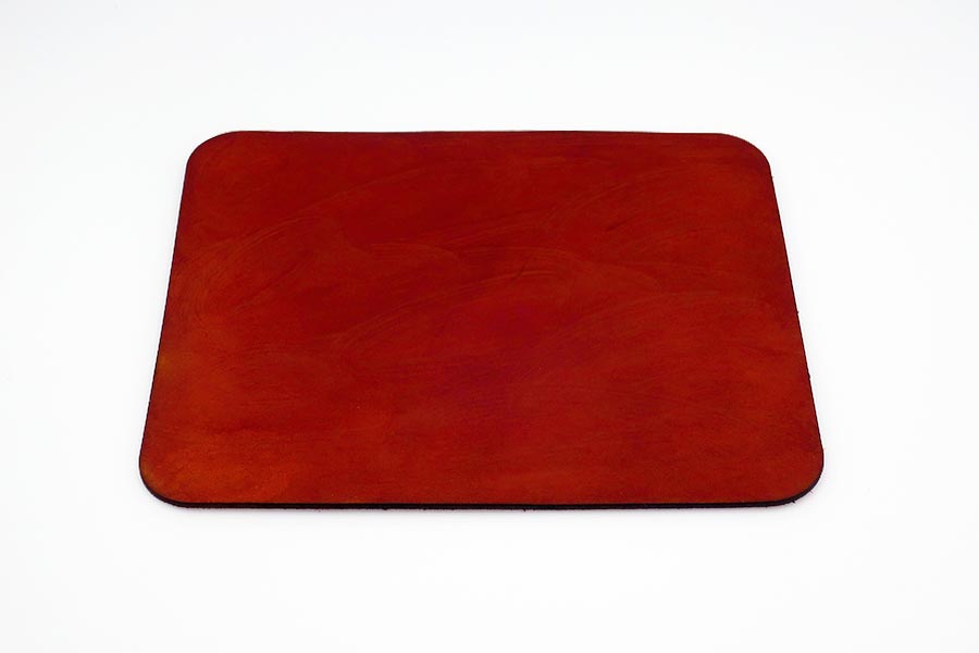 Monogram Leather Mouse Pad