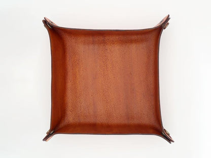 Leather Tray with Designe