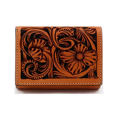 HandToold Brown Women Wallet - Trendy Leather