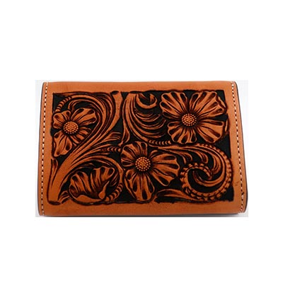 HandToold Brown Women Wallet - Trendy Leather