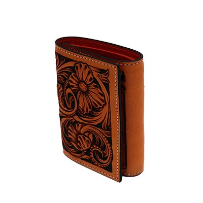 HandToold Brown Women Wallet - Trendy Leather