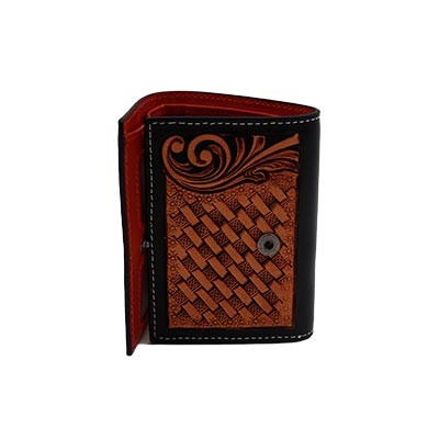 Custom Hand-Tooled Leather Wallets - Trendy Leather