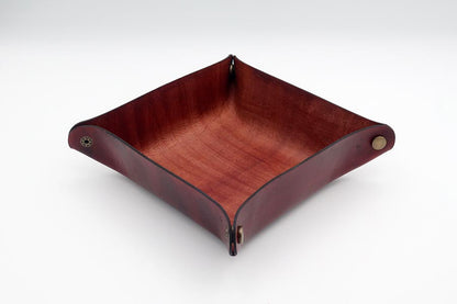 Leather Tray with Designe